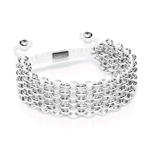 Supreme Kismet Links Bracelet | Silver | White | Deluxe | Engravable
