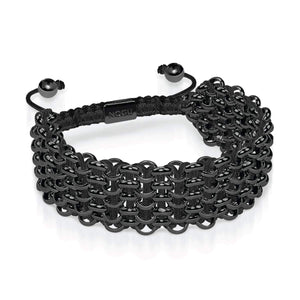 Supreme Kismet Links Bracelet | Gunmetal | Black | Deluxe | Engravable